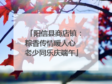 阳信县商店镇：粽香传情暖人心 老少同乐庆端午