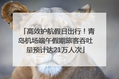高效护航假日出行！青岛机场端午假期旅客吞吐量预计达21万人次