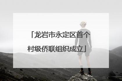龙岩市永定区首个村级侨联组织成立