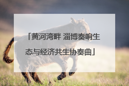 黄河湾畔 淄博奏响生态与经济共生协奏曲
