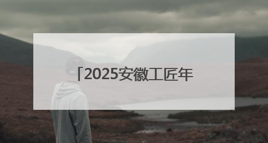 2025安徽工匠年度人物发布仪式举行