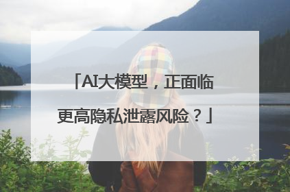 AI大模型，正面临更高隐私泄露风险？