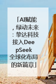 AI赋能，绿动未来：挚达科技接入DeepSeek全球化布局的新篇章