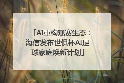 AI重构观赛生态：海信发布世俱杯AI足球家庭焕新计划