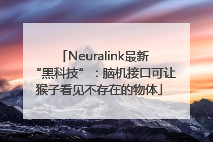Neuralink最新“黑科技”：脑机接口可让猴子看见不存在的物体